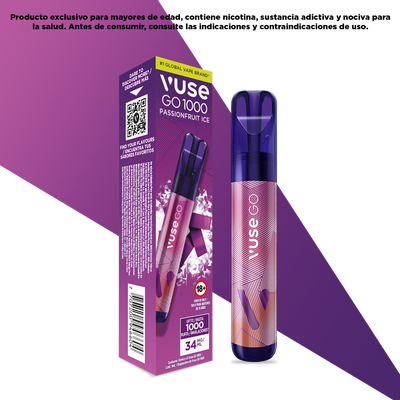 VUSE GO 1000 Passionfruit Ice v-Pro 34 mg/ml